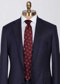Paul Stuart Woven Silk Tossed Medallion Tie, thumbnail 2