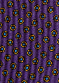 Paul Stuart Micro Medallion Printed Silk Tie, thumbnail 3