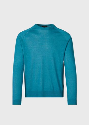 Paul Stuart Silk & Linen Raglan Sweater