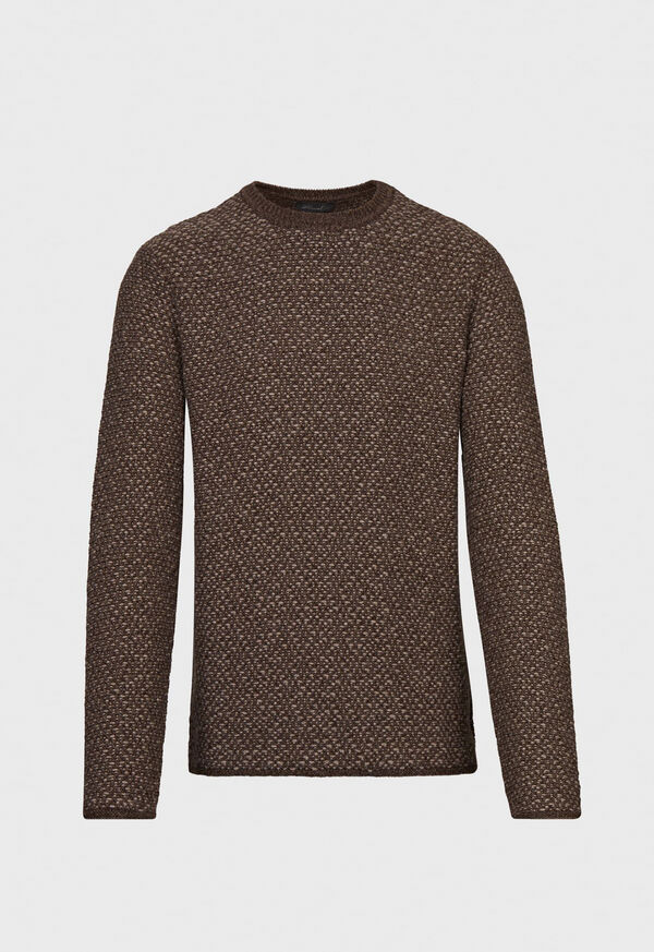 Paul Stuart Popcorn Stitch Mélange Sweater, image 1