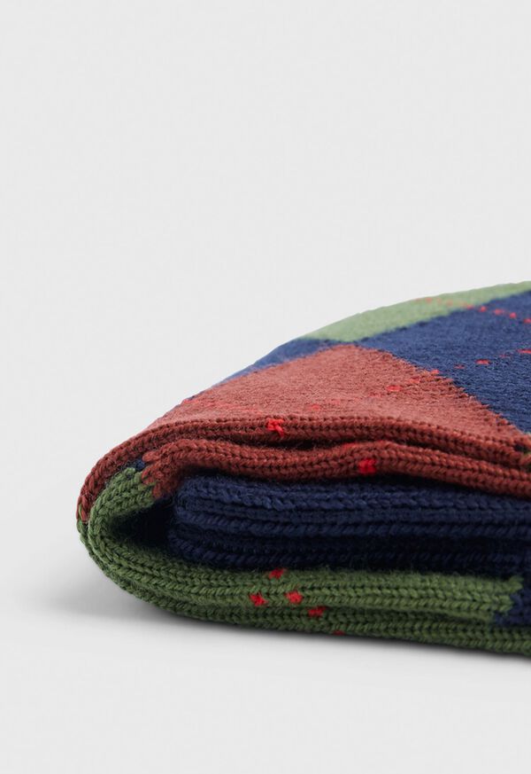 Paul Stuart Wool Blend Argyle Sock, image 2