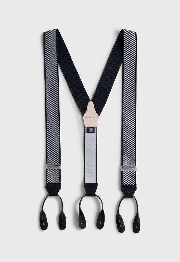 Paul Stuart Checkerboard Suspenders, image 1