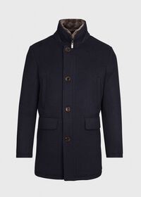 Paul Stuart Wool Stand Collar Shot Coat, thumbnail 1
