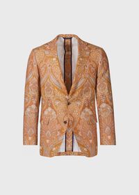 Paul Stuart Printed Paisley Linen Jacket, thumbnail 1