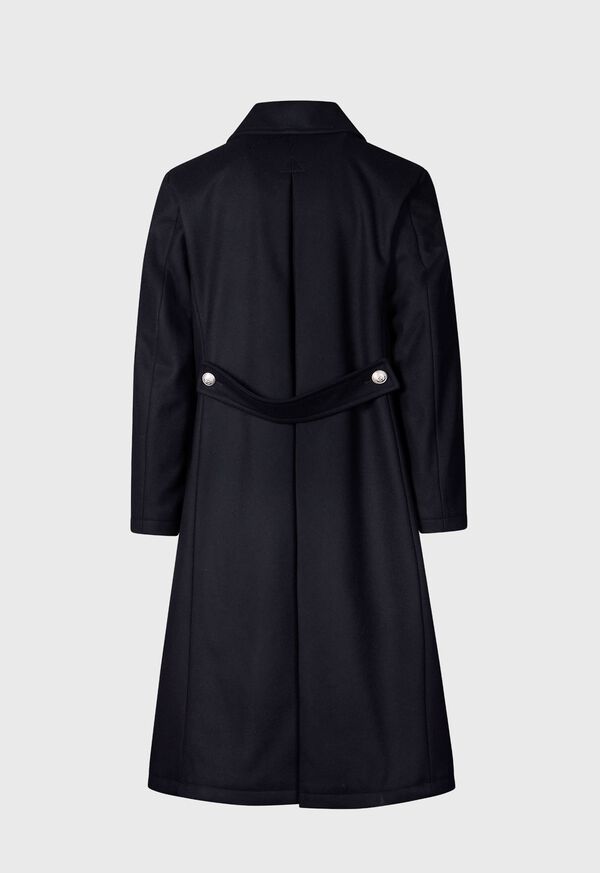 Paul Stuart Wool Military Style Long Coat, image 4