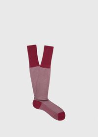 Paul Stuart Cotton Over the Calf Screen Print Socks, thumbnail 2