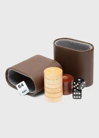 Paul Stuart Matte Ebony Backgammon Set, thumbnail 2