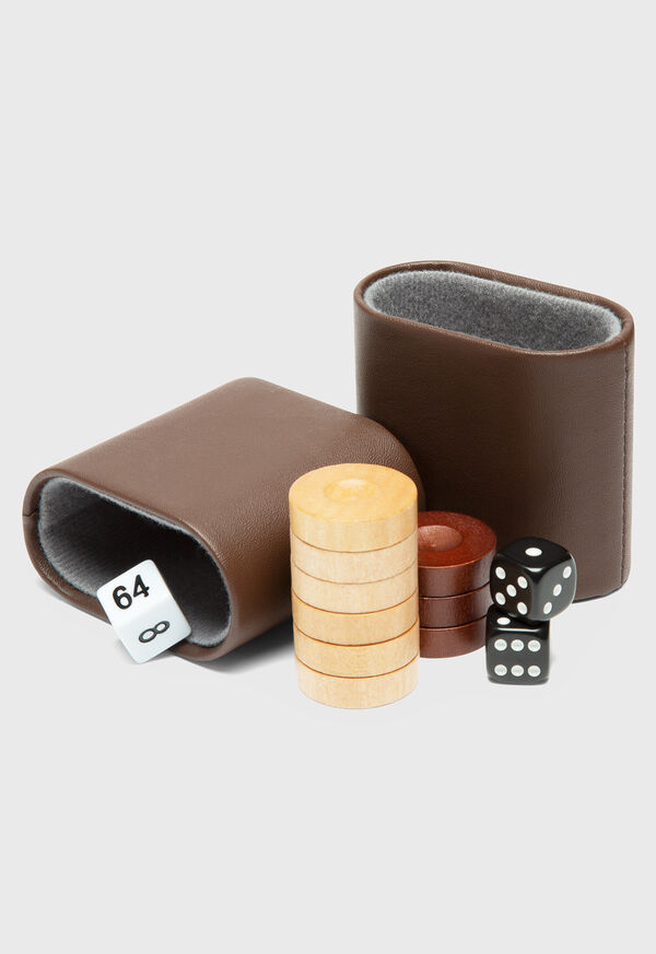 Paul Stuart Matte Ebony Backgammon Set, image 2