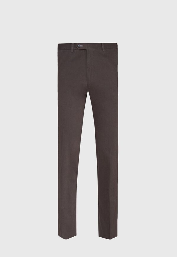 Paul Stuart Grey heavy weight Brushed Cotton Pant, image 1