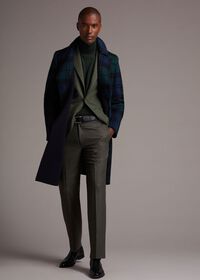 Paul Stuart Plaid Double Face Overcoat, thumbnail 3