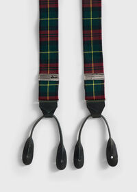Paul Stuart Flannel Plaid Suspenders, thumbnail 2
