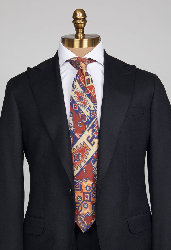 Paul Stuart Wool Blend Print Tie, image 2