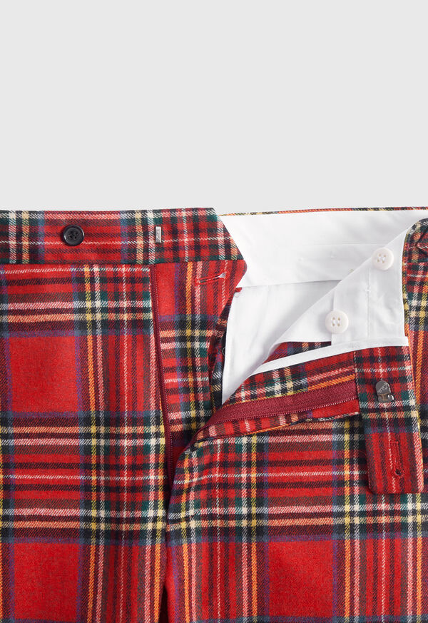 Paul Stuart Wool Plaid Harley Trouser, image 2