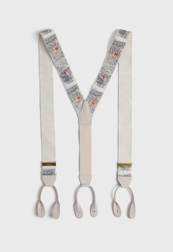 Paul Stuart Jacquard Hunting Scene Braces, image 1