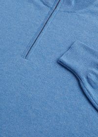 Paul Stuart Classic Cashmere Quarter Zip Sweater, thumbnail 2