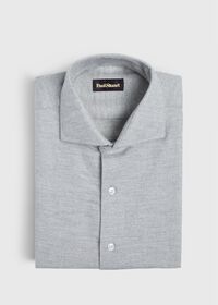 Paul Stuart Oxford Brushed Flannel Sport Shirt, thumbnail 1