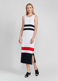 Paul Stuart Cotton Striped Maxi Dress, thumbnail 1