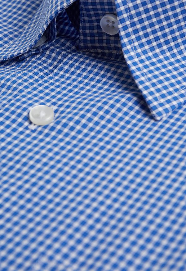 Paul Stuart Cotton Gingham Sport Shirt, image 2