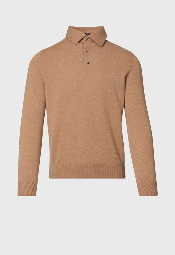 Paul Stuart Cashmere Polo Shirt, image 1