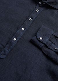 Paul Stuart Washed Linen Pullover Shirt, thumbnail 3