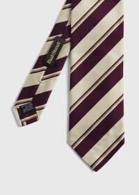 Paul Stuart Two Color Repp Stripe Tie, thumbnail 1
