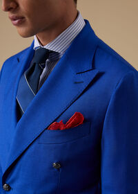 Paul Stuart Anchor Printed Silk Pocket Square, thumbnail 2
