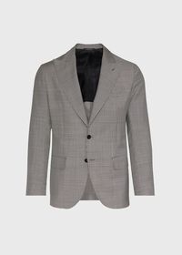 Paul Stuart Black and White Plaid Suit, thumbnail 4