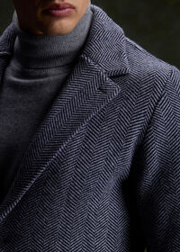 Paul Stuart Knitted Herringbone Jacket, thumbnail 7