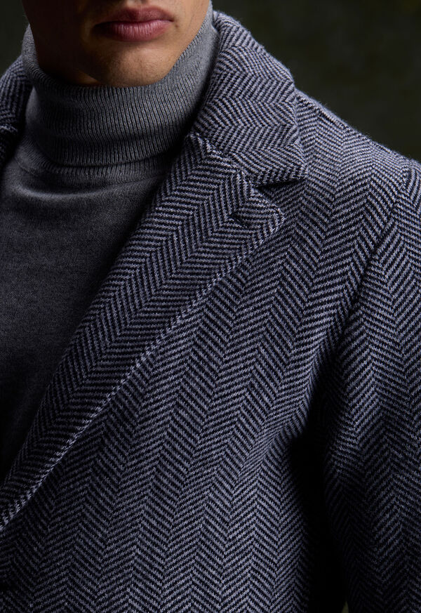 Paul Stuart Knitted Herringbone Jacket, image 7