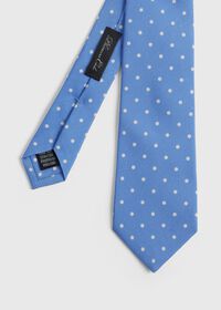 Paul Stuart Silk Shantung Dot Tie, thumbnail 1