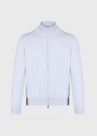 Paul Stuart Cotton Double Zip Cardigan, thumbnail 1