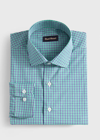 Paul Stuart Small Check Sport Shirt