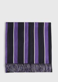 Paul Stuart Printed Regimental Stripe Silk Scarf, thumbnail 2