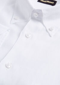 Paul Stuart Solid Linen Sport Shirt, thumbnail 2