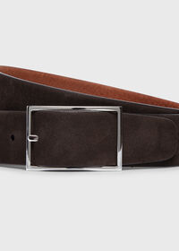 Paul Stuart Reversible Nubuck Leather Belt, thumbnail 1
