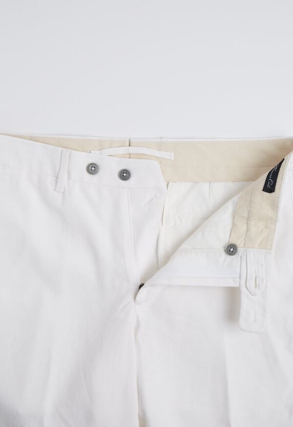 Paul Stuart White Linen Blend Trouser, image 3