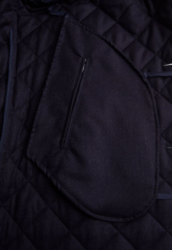 Paul Stuart Quilted Barn Coat with Hood, image 8