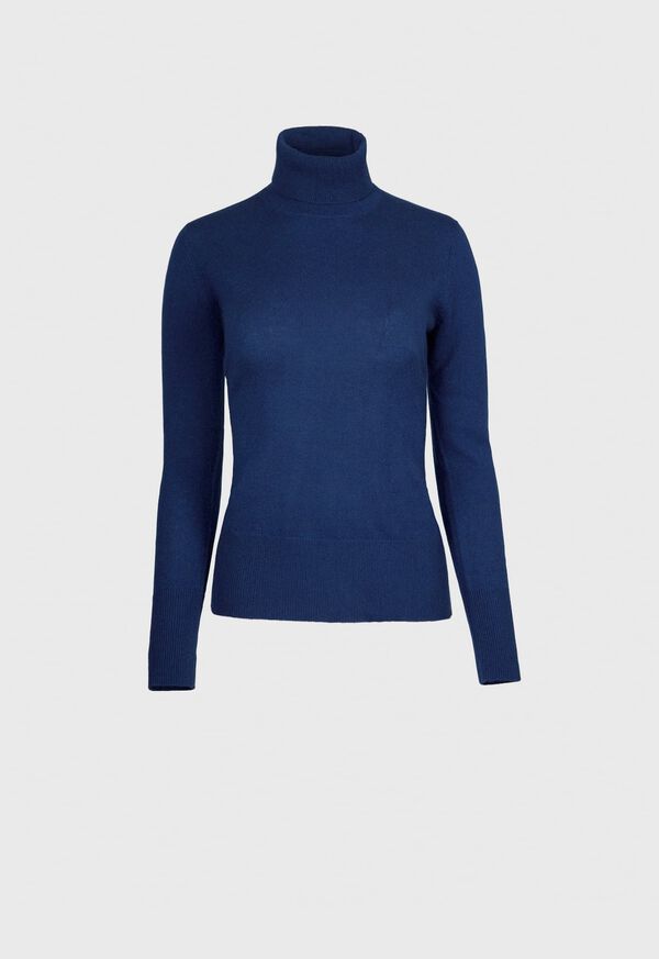 Paul Stuart Classic Single Ply Cashmere Turtleneck, image 1