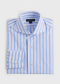 Paul Stuart Striped Spread Collar Dress Shirt, thumbnail 1