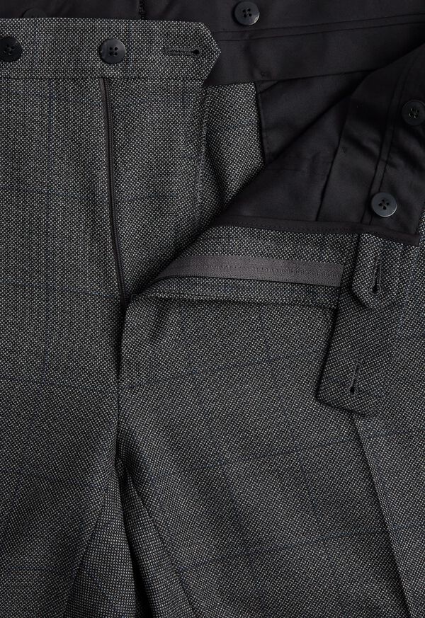 Paul Stuart Grey Nailhead Double Breasted Suit, image 6