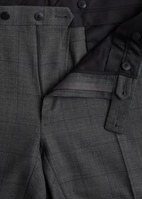 Paul Stuart Grey Nailhead Double Breasted Suit, thumbnail 6