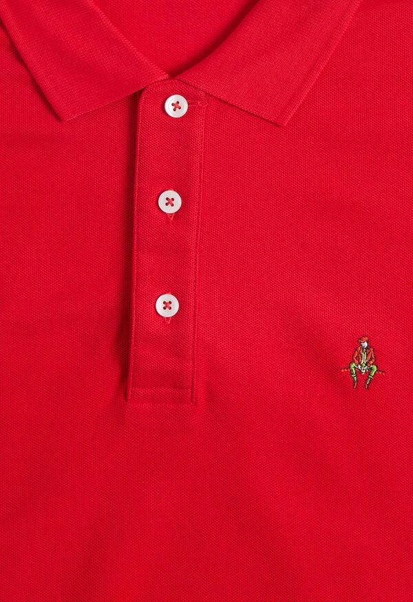 Paul Stuart Cotton Piqué Logo Polo, image 3