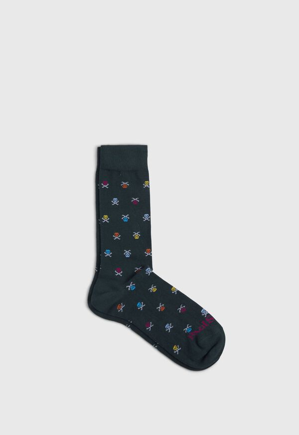 Paul Stuart Skull and Crossbones Sock, image 1