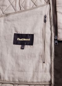 Paul Stuart Quilted Waterproof Suede Jacket, thumbnail 5