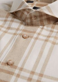 Paul Stuart Printed Plaid Brushed Cotton Sport Shirt, thumbnail 2
