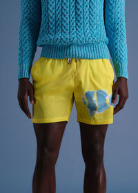 Paul Stuart Fish Print Swim Trunk, thumbnail 3