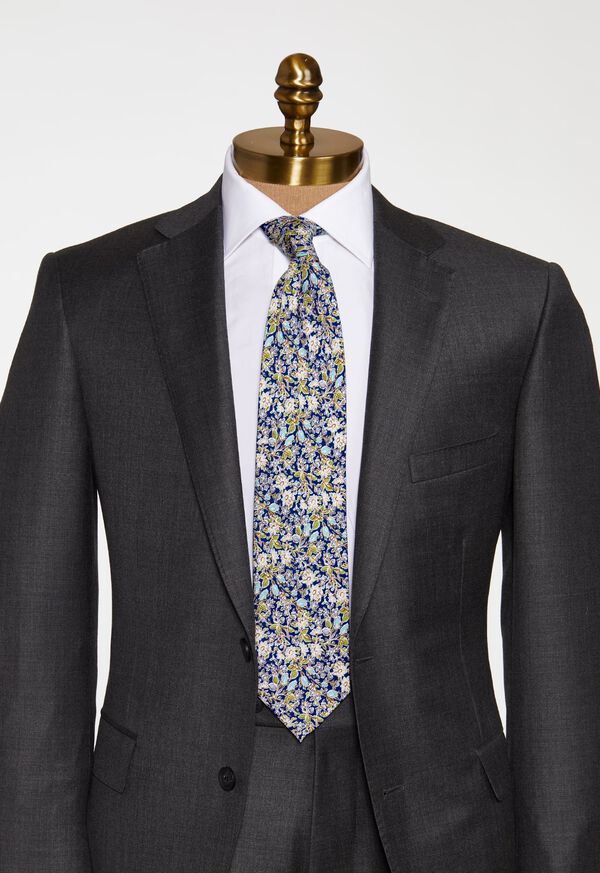 Paul Stuart Floral Silk Tie, image 2