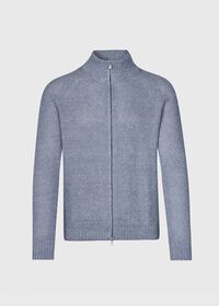 Paul Stuart Linen & Cotton Full Zip Cardigan, thumbnail 1