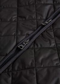 Paul Stuart Nylon Quilted Vest with Piping, thumbnail 2