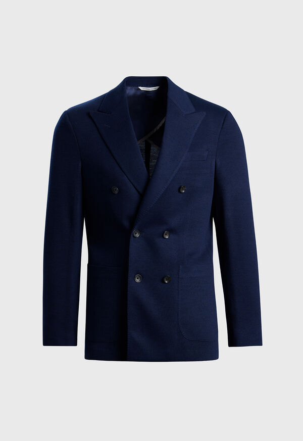 Paul Stuart Double Breasted Wool Knit Blazer, image 1